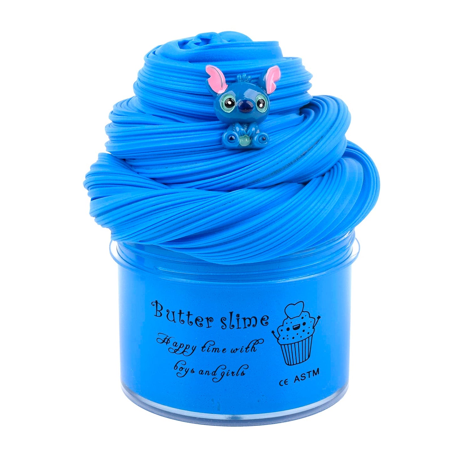 Blue Butter Slime, Stress Relief Toy For Girls And Boys, Super Soft And Non-Sticky, For Kids Education Toy, Party Favor, Birthda
