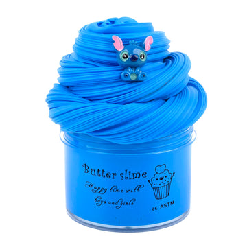 Blue Butter Slime, Stress Relief Toy For Girls And Boys, Super Soft And Non-Sticky, For Kids Education Toy, Party Favor, Birthda
