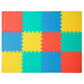Easy Playhouse Soft Foam Floor Puzzle Tiles for Children and Adults. 12 Foam Tile Mats with 14 Borders for Nursery, Playroom, Gym or Rec Room -Like New
