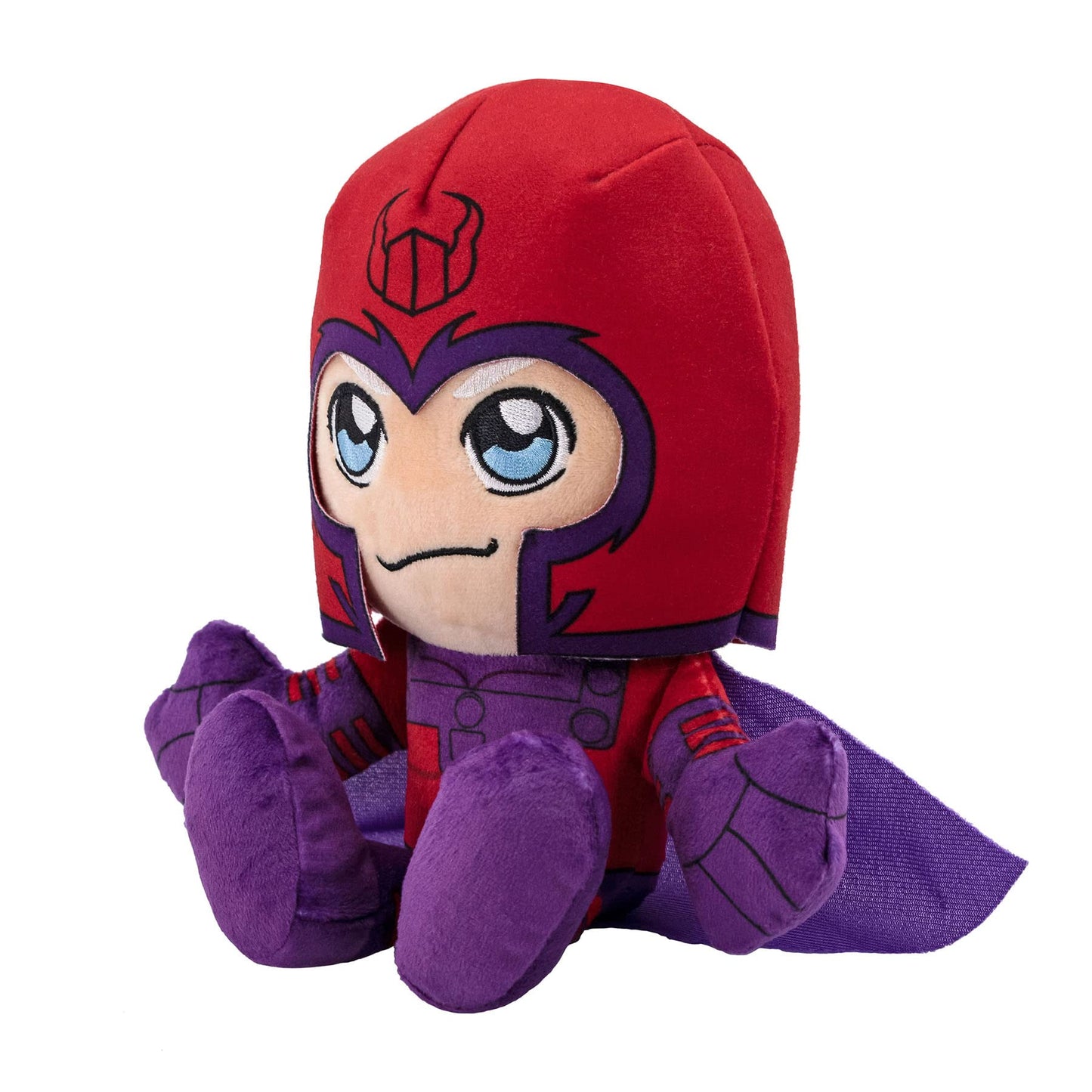 Bleacher Creatures Marvel Magneto 8" Plush Toy - Soft Chibi Inspired, Crystal Velboa Polyester, Ideal for Collectors and Fans