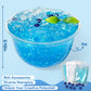 Crunchy Blue Slime(7 oz)  Blueberry Crystal Bingsu Slime  Soft and Non-Sticky  Party Favors Classroom Reward Birthday Gift Food Toys for Kids Girl Boys