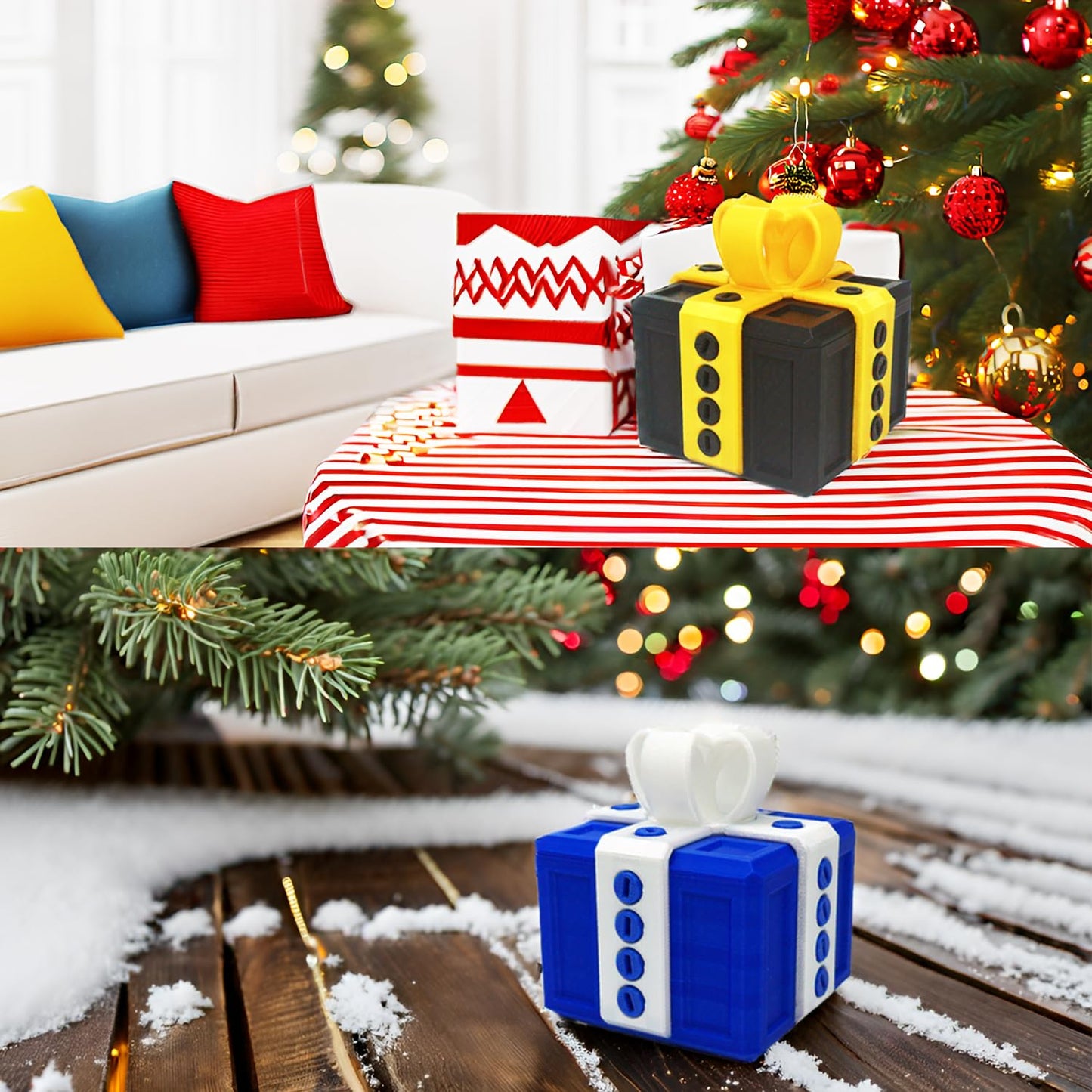 Exqdynm Annoying Gift Box With Screws, Take Apart Puzzle Surprise Prank Christmas Funny Hilarious Money Card Container, Novelty
