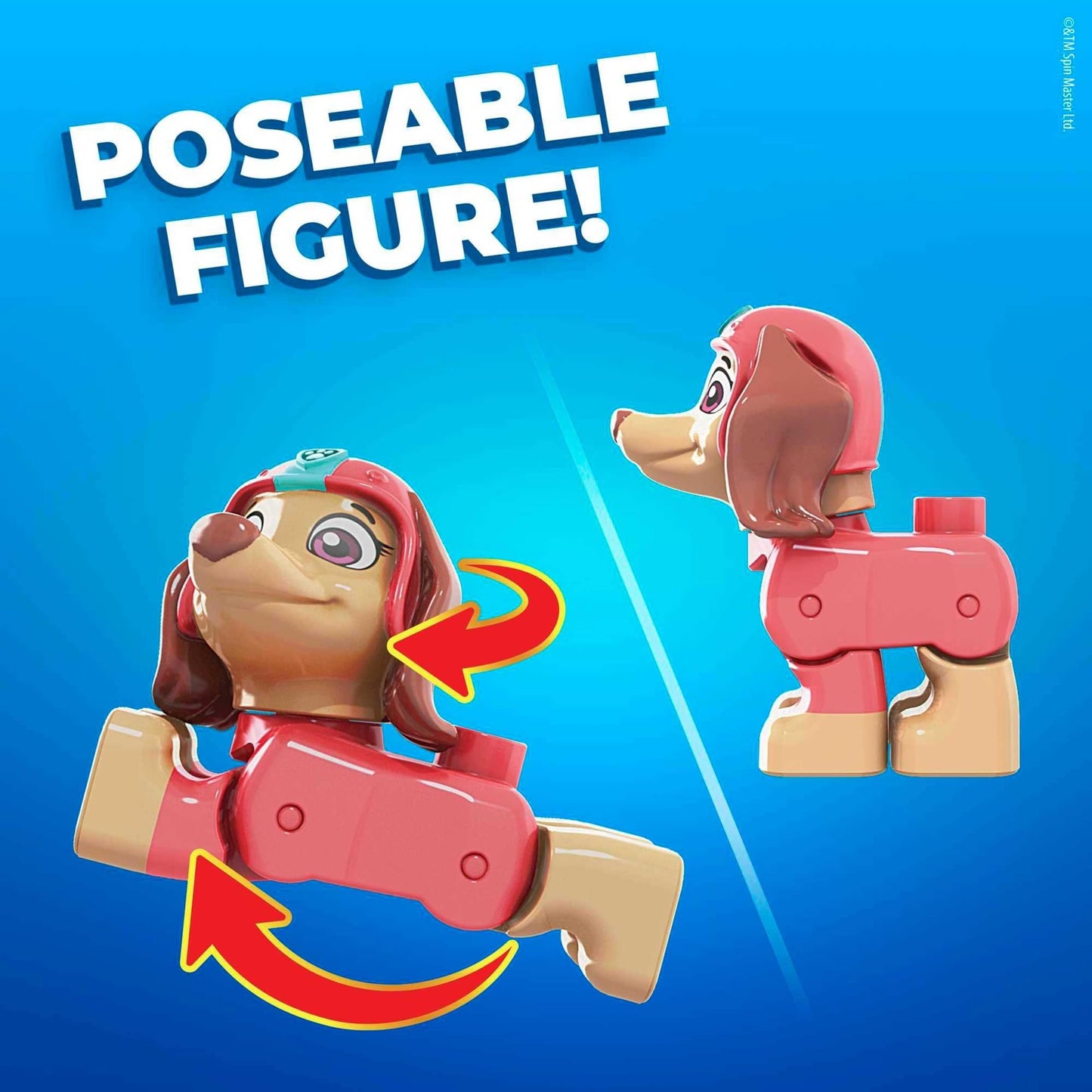 Mega Paw Patrol Bloks Liberty'S City Scooter Toy Building Set