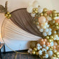 Sand White And Gold Confetti Balloons, 12 Inch Metallic Gold Beige Latex Balloons Apricot Gold Party Deocration Balloons For Boh