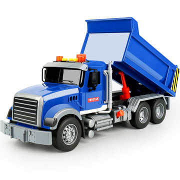 Dwi Dowellin Toddler Trucks Toys for Boys Age 3-5,Big Dump Truck with Lights and Sounds,Kids Boy Toys Christmas Birthday Gift Ca