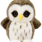 Ice King Bear Wild Animal Small Stuffed Animals Zoo Family Plush Toy (Owl 6 Inches)