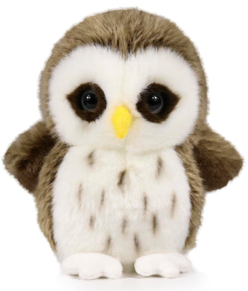 Ice King Bear Wild Animal Small Stuffed Animals Zoo Family Plush Toy (Owl 6 Inches)