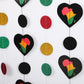 MARFOREVER Juneteenth Decorations Hanging Swirls, 5 Pcs 41 Ft African American Festival Ornaments Hanging Garland Streamers for