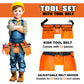 TOY Life Kids Tool Set for Boy Ages 4-6 with Kids Tool Belt, Toddler Tool Set, Tools for Kids, Kids Tool Box, Toy Tool Set with