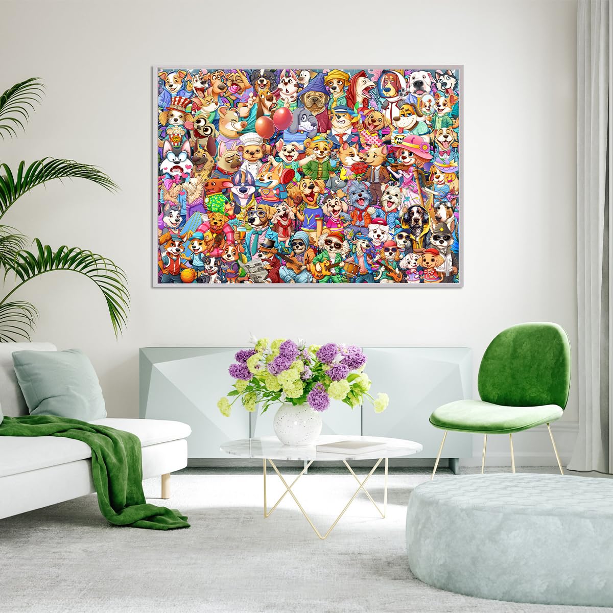 Jigsaw Puzzles For Adults 1000 Piece Puzzle For Adults 1000 Pieces Puzzle 1000 Pieces Dog'S World Puzzle, Cartoon Puzzles 1000 Pieces Jigsaw Puzzles For Adults 1000 Pieces And Up