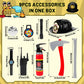 Deao Fireman Costume For Kids Firefighter Dress-Up Toy Set With Accessories Halloween Costumes Pretend Play Toy Gift For Boy