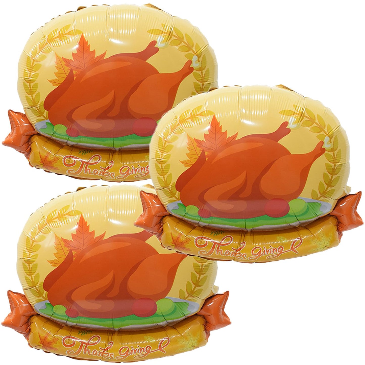 Hadckja Turkey Balloon Thanksgiving Balloons Turkey Foil Balloons For Fall Harvest Thanksgiving-Themed Party Birthday Party Supp