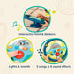 B. Toys Woofer'S Musical Driving Wheel - Pretend Play Steering Wheel With Music, Sounds & Lights For Toddlers, Kids 2 Years+