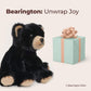 Bearington Lil' Huck Small Plush Stuffed Animal Black Bear, 7 Inches