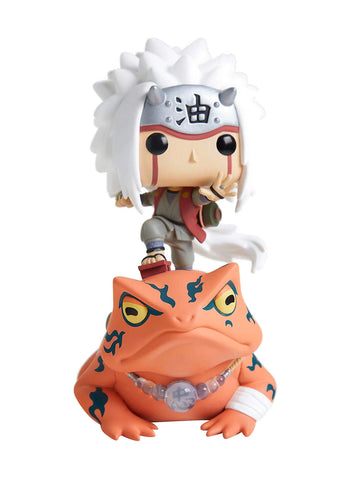 Funko POP! Rides Naruto Shippuden Jiraiya on Toad H.T. Exclusive - Multicolor, Model FUN45624, Plastic Collectible Figure