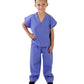 Natural Uniforms Childrens Scrub Set-Soft Touch-Role Play Costume Set (Ceil Blue, 4)