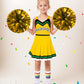 ZapLute Cheerleader Costume for Girls  Cheerleading Outfits for Halloween  Birthday Gifts  School Events  Christmas Gifts  11-12 Years