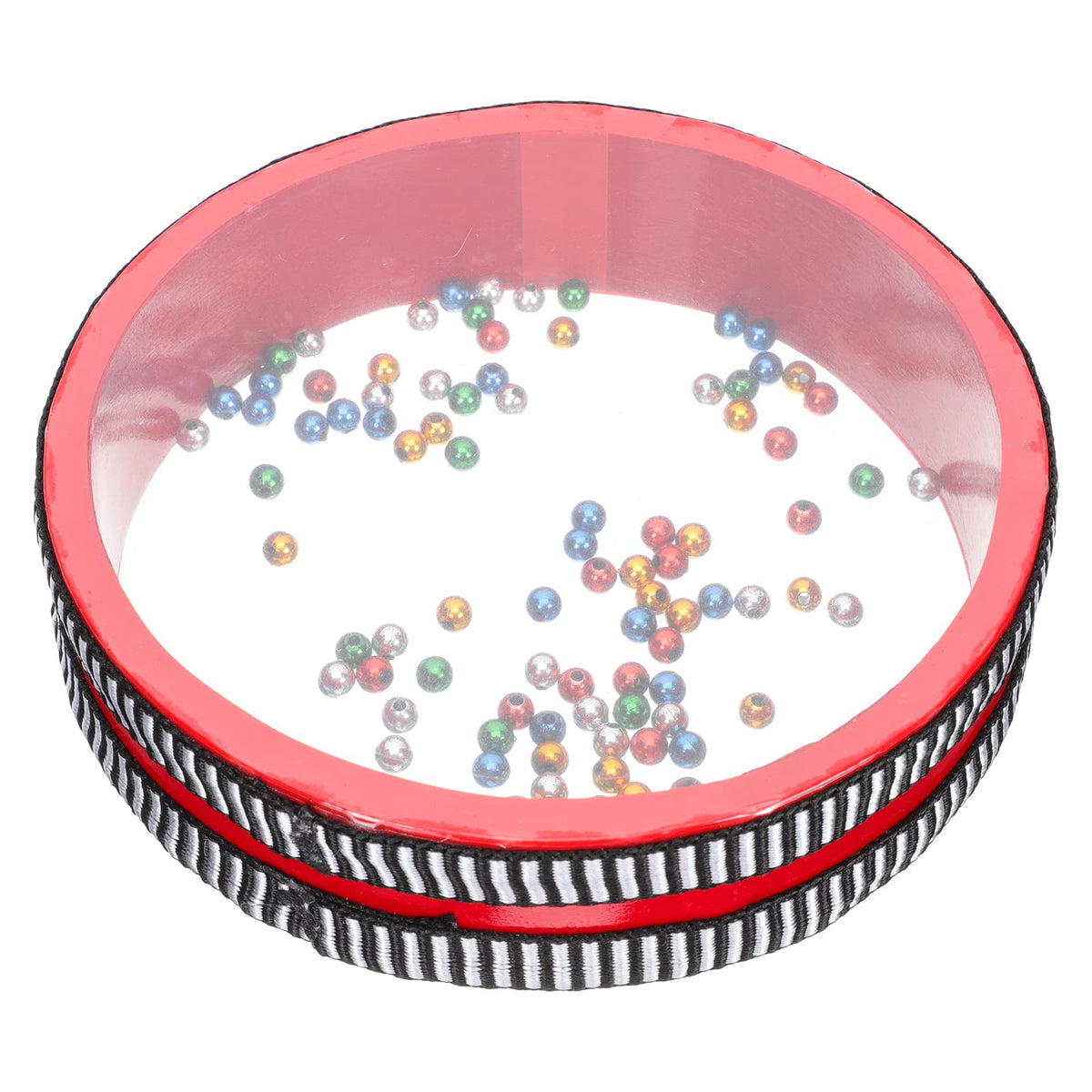 Excluzo Interesting Wave Bead Drum Percussion Instrument Educational Musical Instrument