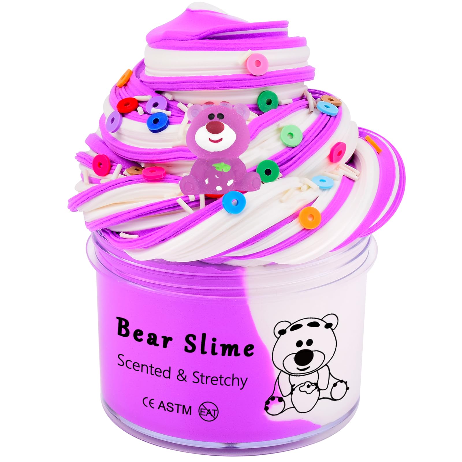 Pink Scented Butter Slime, Non Sticky,Stress Relief,Super Soft And Stretchy Clay Sludge Toy,Birthday Gifts,Diy Slime Party Favor