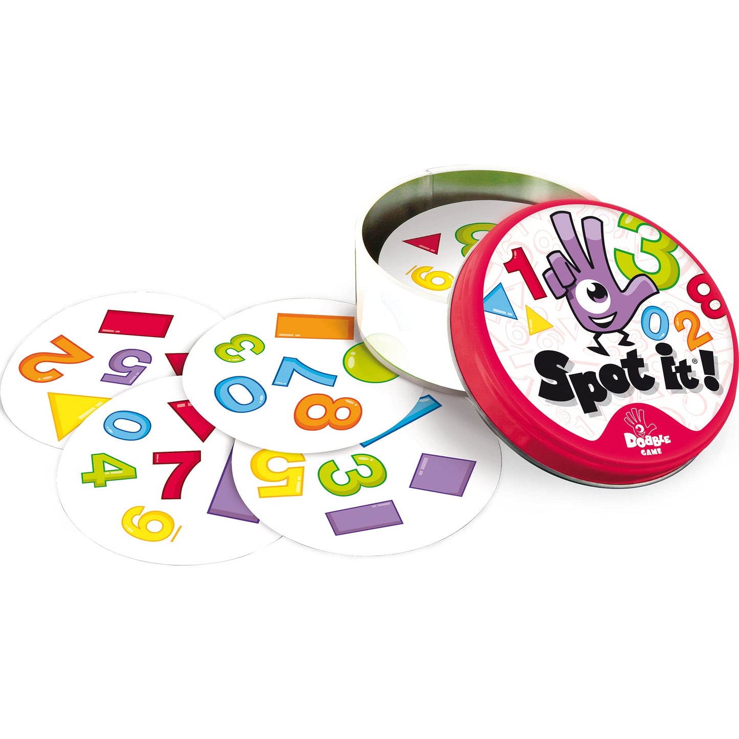 Asmodee Spot It! Super Pack Kids - 2 Fun Editions in 1 Bundle, Includes Asmodee Spot It! 123 & Animals Jr., Fun Kids Game for Fa