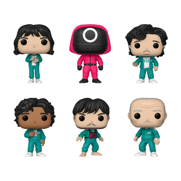 Funko Pop! Squid Game Complete Set (6 Figures) - Multicolor, Model 64794-99