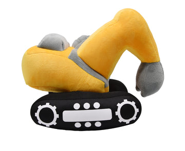 Yonlit Soft Excavator Stuffed Construction Toy Super Cute Plush Digger Trucks Excellent Gifts For Kids Or Birthday Party 11 Inches