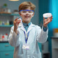 JOPSHEEN Kids Scientist Costume Lab Coat Pretend Play Scientist, Dress Up and Role Play Toys Gift for Boys Girls, with Goggles I