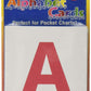 Hygloss Products Alphabet Cards For Pocket Chart, A-Z - Uppercase - 3' X 3' - 30 Qty