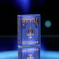 Bicycle Metalluxe Blue Playing Cards - Premium Metal Foil Finish - Poker Size