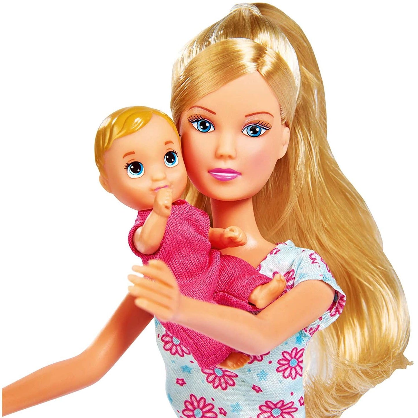 Simba Steffi Love Kindergarten Teacher Doll Set - Baby, Cot, Stroller, High Chair, Bathtub, Multi, Piccolo, Model 105736350