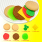 Funnysquee 7 Layers Hamburger Toy Stress Relief Soft Simulation Food Detachable Burger Squeeze Toys Kawaii Squishies Birthday Gift For Kids (Hamburger A)