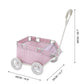 Olivia'S Little World - Polka Dots Folding Princess Baby Doll Wagon, Toy Storage Wagon, Doll Furniture, Pink Polka Dots
