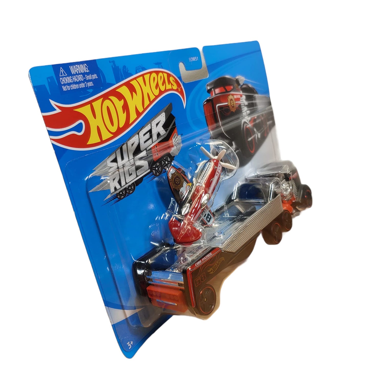 Diecast Hotwheels Super Rigs [Sky Show Rig] Detachable Trailer With Airplane Included