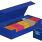Ultimate Guard Superhive 550+, Deck Case For 550 Double-Sleeved Tcg Cards, Blue, Compatible With Boulders, Magnetic Closure & Microfiber Inner Lining
