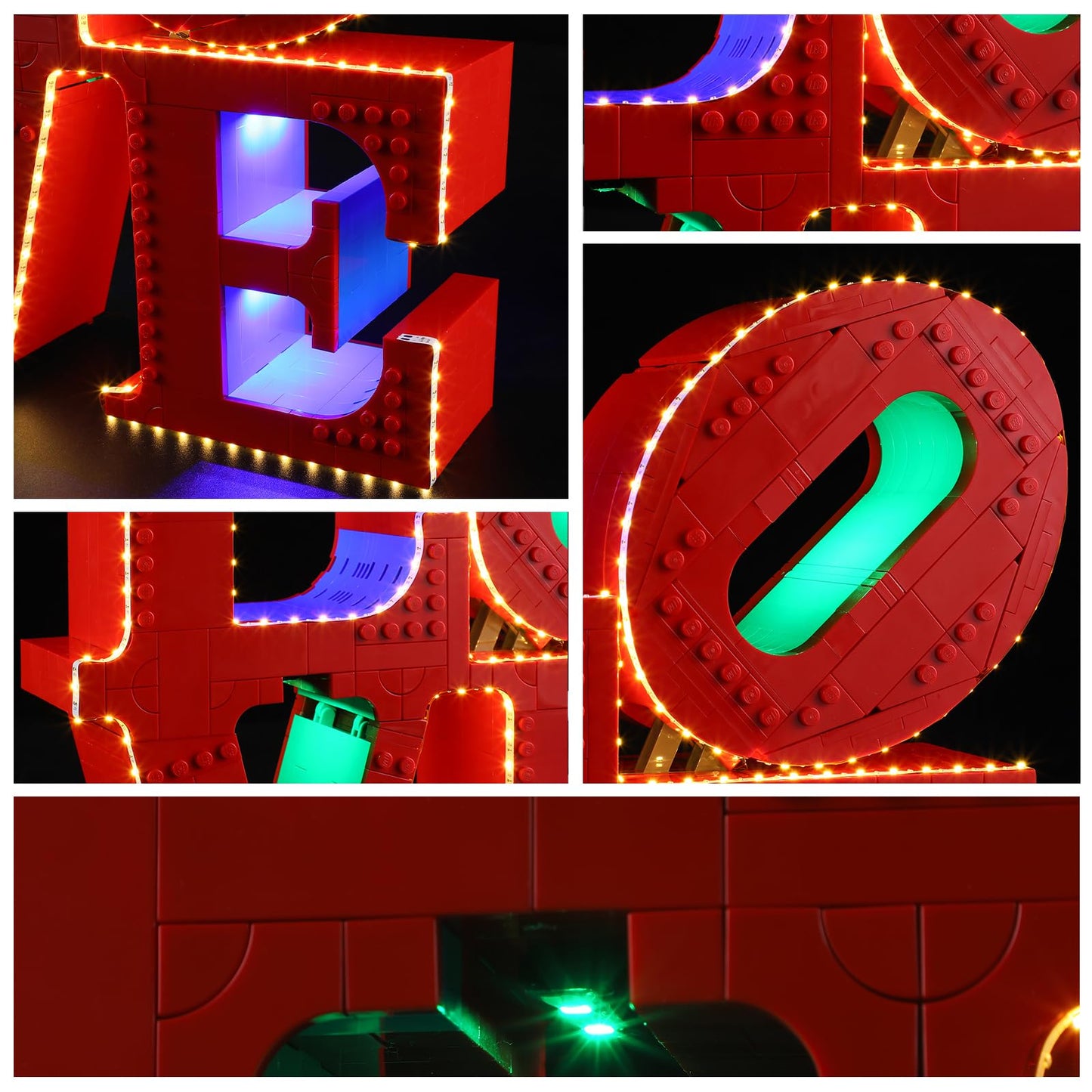 Yeabricks Led Light For 31214 Art Love Building Blocks Model (Building Set Not Included)