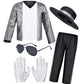 Dance Star Costume For Kids 80S 90S Pop Stage Cosplay Party Halloween Role Play 3-5T White Black