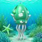 SWTOIPIG Electric Dancing Octopus Toy with Led Light and Music  Kids Electric Crawling Octopus Tummy Time Toys  Rechargeable Interactive Sensory Toys  for Christmas Birthday Gift (Cyan)