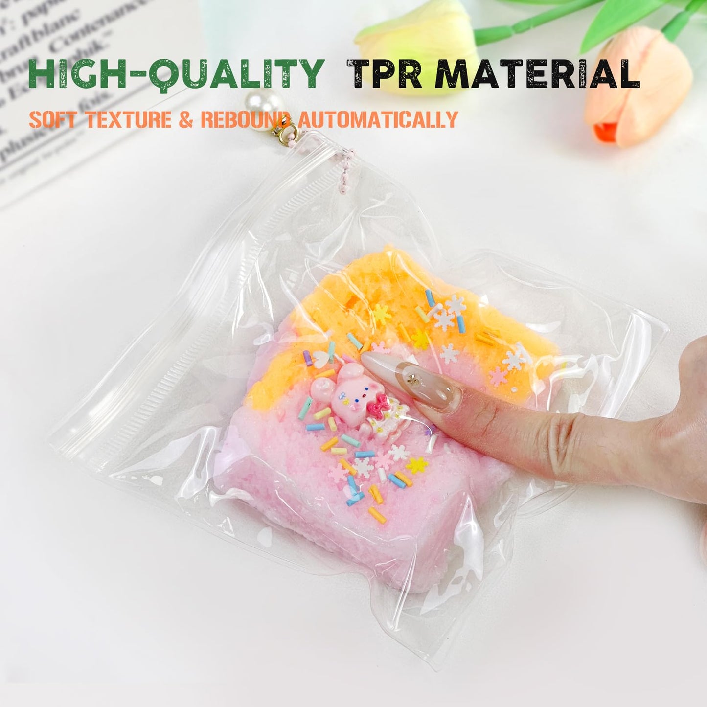 Taba Squishy Toys Valentines Cat Paw Cute Kawaii Squeeze Toys  Sticky Squishy Fidget Toys Silicone Squeeze Toy for Stress Relief Cute Soft Toys Best Valentines Gift for Anniversary (1pc Random Color)