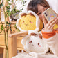 13.9 Inch Fuzzy Flower Bumblebee Stuffed Animal Honey Bee Pulshies with Flower Face and Wings Cuddly Bumble Bee Plush Toy Honeybee Anime Gifts for Kids And Lovers Birthday  Valentines  Christmas...