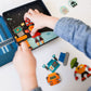 Petit Collage Magnetic Play Set, Robot Remix – Mix & Match Magnetic Game Board, Ideal For Ages 3+ – Includes 2 Magnetic Scenes And Over 25 Magnet Pieces, Ideal Travel Activity For Kids
