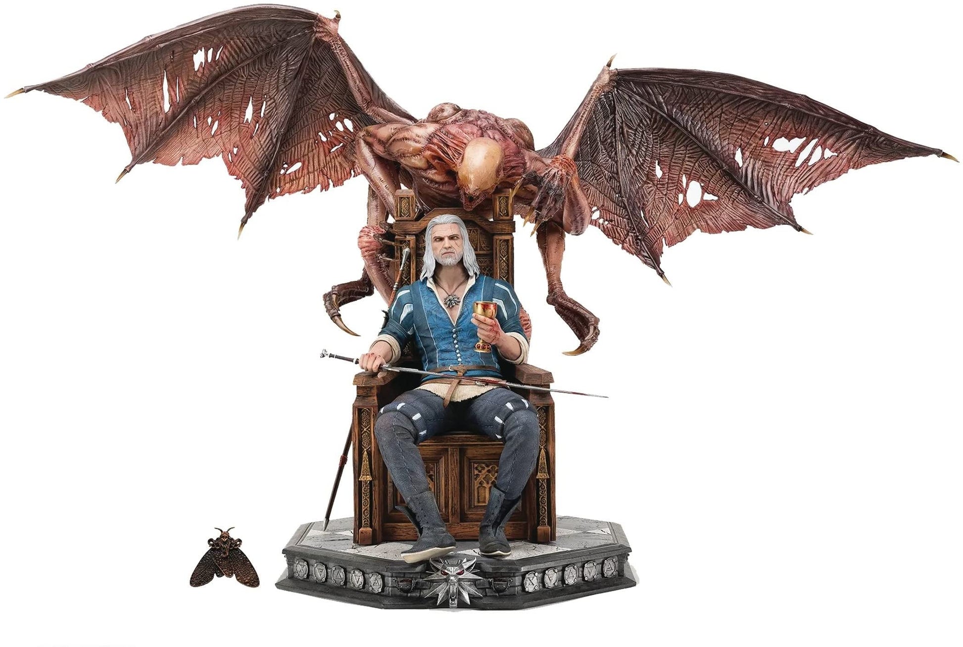 THE WITCHER 3: Wild Hunt Geralt 1/4 Scale Deluxe Statue