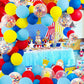 Kalor 5 Inch Red Balloons,100 Pcs Matte Latex Balloons, Helium Balloons For Garland Arch,Happy Birthday Party, Baby Shower Decorations, Wedding Decorations