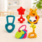 Toyndia Baby Rattle & Teether Toys Set For Newborn 012 Months, BpaFree NonToxic Infant Rattles, Sensory Development & Graspin