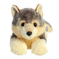 Aurora® Adorable Grand Flopsie™ Wily Wolf Stuffed Animal - Playful Ease - Timeless Companions - Gray 16.5 Inches
