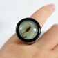 REALBUG Golden Scorpion Black Ring Size 6