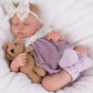 Aori Lifelike Reborn Dolls - 20 Inch Realistic Sleeping Newborn Baby Girl With Poseable Limbs And Feeding Set