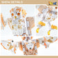 52Toys Beastbox Bb-41 Whitenoise Owl Deformation Toys Action Figure, 2/8.86Inch 2 In 1 Collectible Deformation Boy Toys For Part