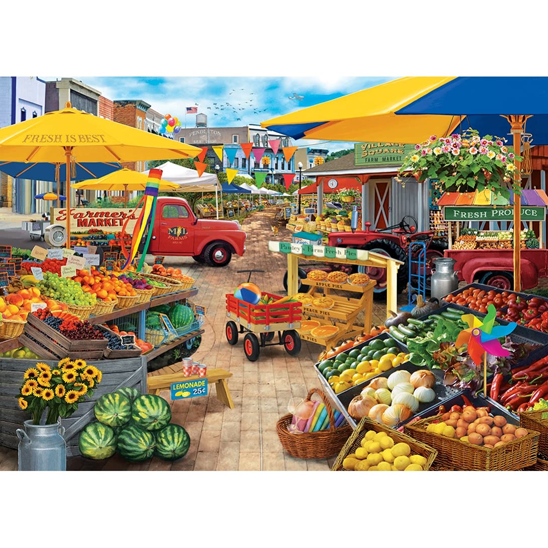 Market Square 1000 Piece Jigsaw Puzzle