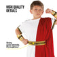 Morph Roman Costume Kids Greek Toga Costume Kids Greek God Boys Emperor Halloween Costumes For Boys M