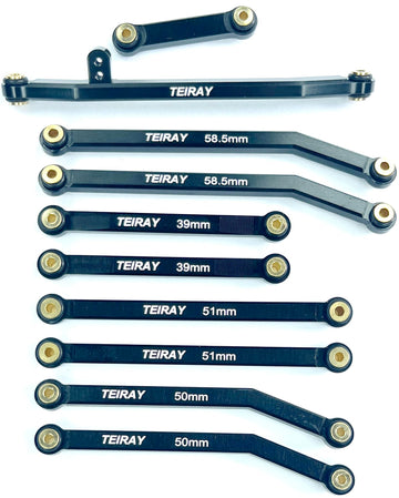 TEIRAY SCX24 Links Upgrades High Clearance RC Crawler Car Steering Rod Tie for AXIAL 1/24 SCX24 AXI00001 C10 AXI00002 Wrangler J
